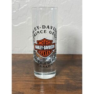 Harley-Davidson Prince George BC Canada Shot Glass‎ 2009 Bar & Shield Shooter